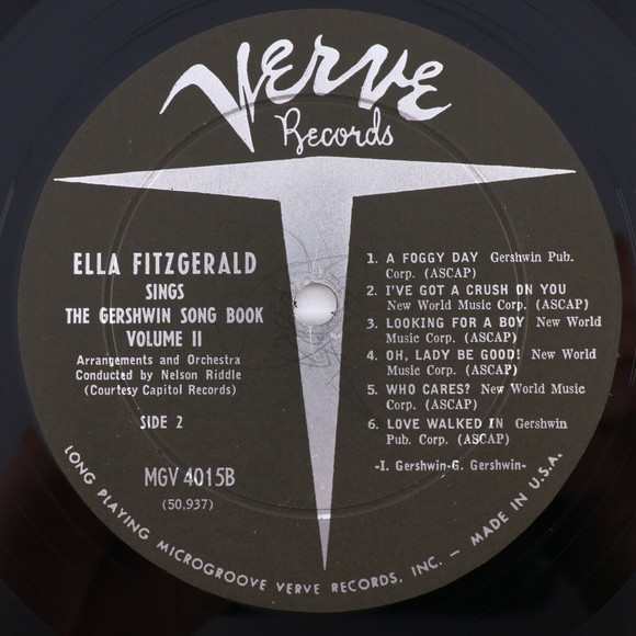 Ella Fitzgerald Sings The Gershwin Song Book Vol. 2 1957 Jazz LP Record MGV 4015 - Picture 11 of 16
